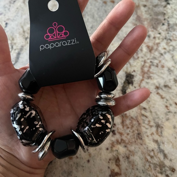 Paparazzi Glaze Glory Black Blockbuster Bracelet New ππΊπ - Picture 2 of 6